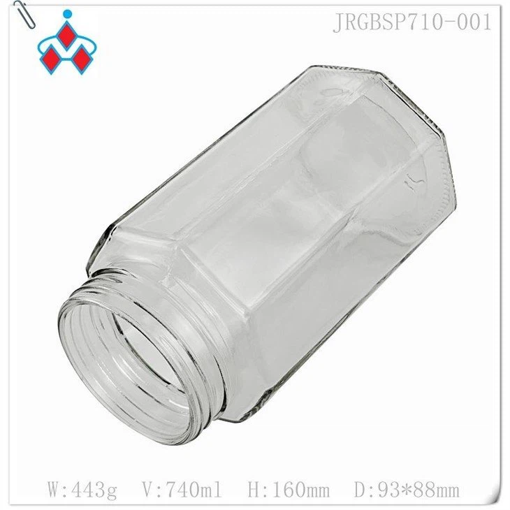 Glass bee honey jars made in China