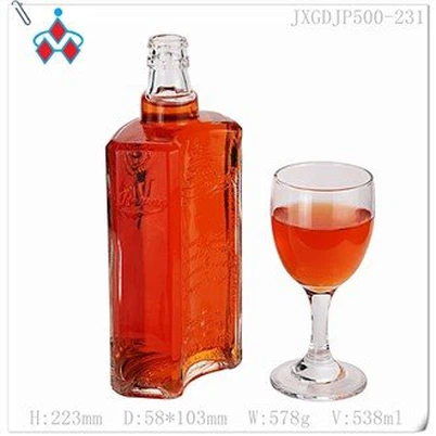 ขวดแก้วสลักวิสกี้